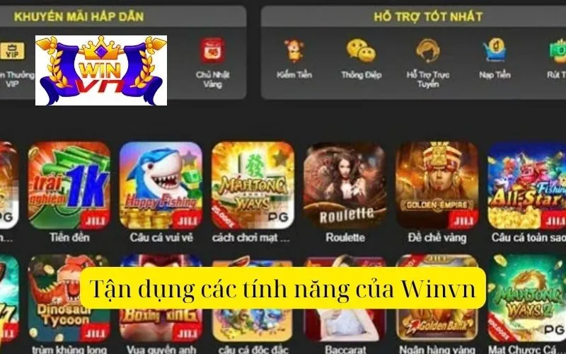 Tận dụng các tính năng của Winvn